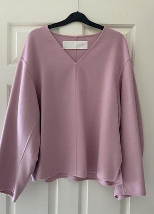 Doublé wool-blend top шерсть 4