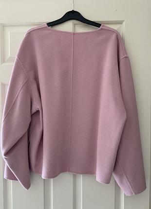 Doublé wool-blend top шерсть 5
