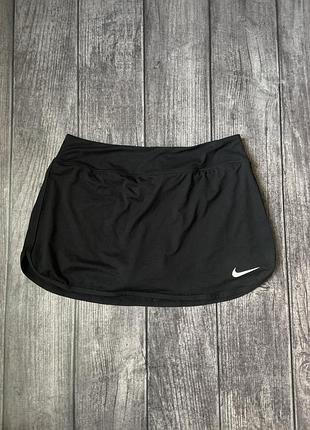 Спортивна спідниця-шорти nike  dry fit pure skirt