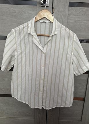 Сорочка uniqlo льон котон