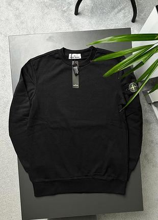Свитшот stone island черный 👕