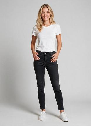 Стрейчевый деним 👖 denim 1982 slim ✨ темно-серые джинсы слим 🔥 узкие стрейч
