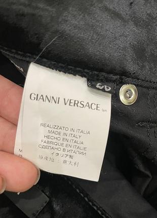 Бархатные брюки versace 6