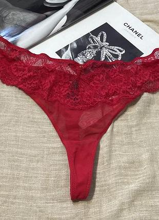 Ann summers шикарні червоні мереживні стрінги