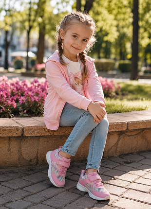 Детские кроссовки /i cool degrin 3fx, р. 33 - стильные розовые, стелька 21 см