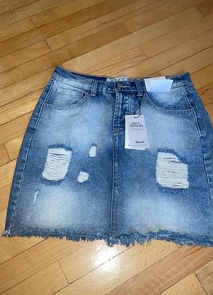 Джинсова спідниця міні denim co