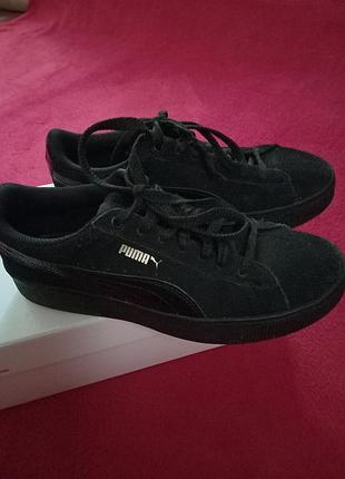 Кроссовки женские puma, натуральная замша