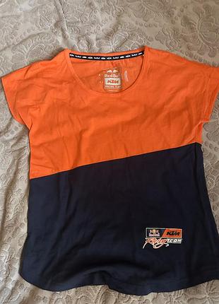 Футболка red bull ktm racing team оранжева