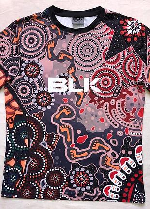 Blk футболка стрейчевая спортивная джерси dot painting ironik аборигены (ххл)