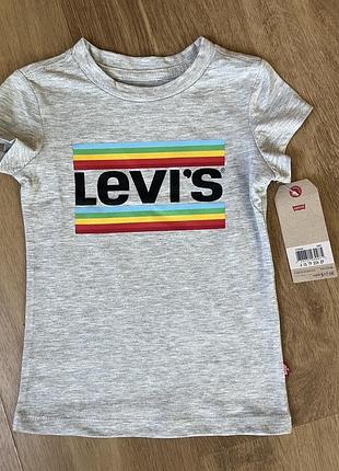 Нова футболка levis дівчинка 3-4 роки 98-104 см