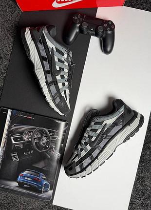 Чоловічі кросівки nike p-6000 black grey