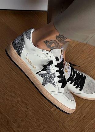Жіночі кеди з зіркою golden goose deluxe brand ggdb голден гус  шкіра 36–41   в наявності балстар ballstar
