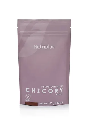 Диетическая добавка кофе с цикорием nutricoffee nutriplus, 100 г