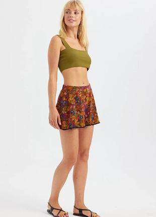 Новые яркие легкие шорты zara