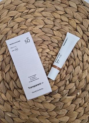 Бальзам для губ transharent lab spf +50