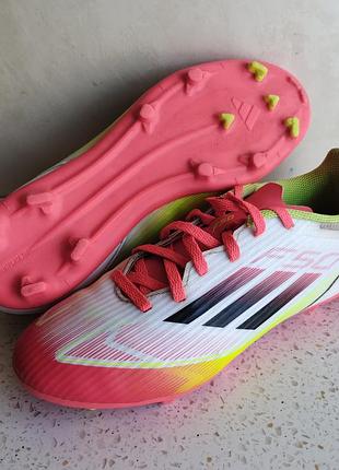 Дитячі бутси шиповки копочки adidas  f50 league firm/multi-ground