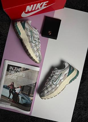 Жіночі кросівки nike p-6000 beige green