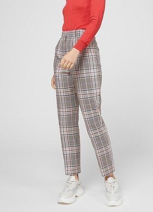 Жіночі теплі брюки у клітинку must have