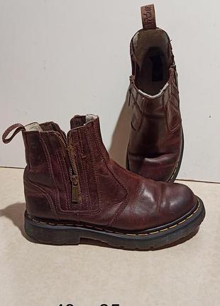 Зимние кожаные ботинки dr. martens 2976 alyson, 40 р.