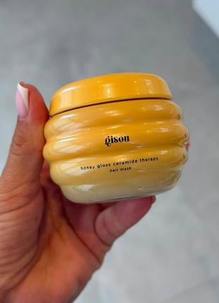 Маска для волосся gisou honey gloss ceramide therapy hair mask 75 м