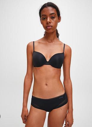 Calvin klein sculpted lightly lined demi 2 way convertible qf1739-001