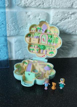 Винтажный polly pocket "midge's flower shop" (цветочный магазин мидж) от bluebird toys 1