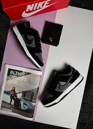 Жіночі кросівки nike sb dunk low pro black grey