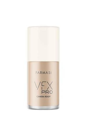 Тональна основа farmasi vfx pro camera ready foundation 07 sand, 30 мл