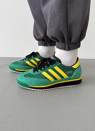😍 женские кроссовки adidas originals sl 72 rs green