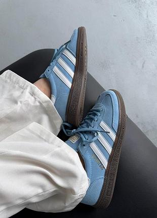 😍 жіночі кросівки adidas handball spezial blue