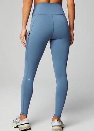 Лосіни жіночі fabletics блакитні спортивні лосини