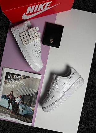 Жіночі кросівки nike air force 1 w white