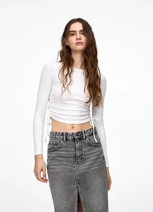 Джинсовая юбка pull and bear 2