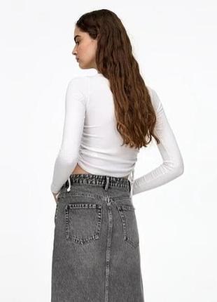 Джинсовая юбка pull and bear 3