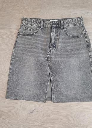 Джинсовая юбка pull and bear 4
