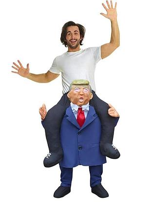 Костюм дональда трампа на спине