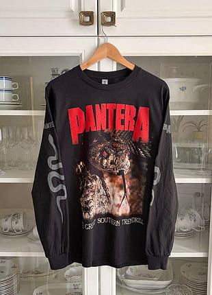 Новий лонгслів / мерч pantera - the great southern trendkill - футболка з довгим рукавом