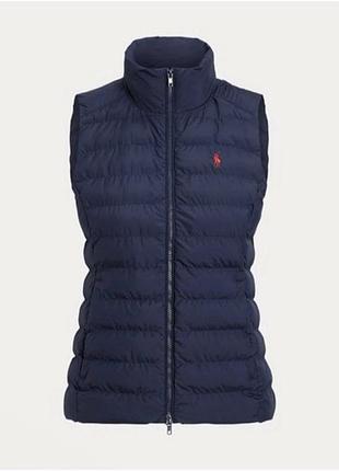 Жіночий стьобаний стьоганий жилет polo ralph lauren