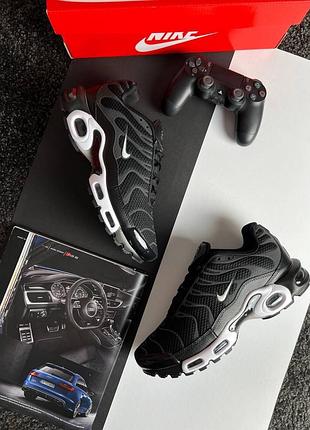 Чоловічі кросівки nike air max plus new reflektive black white