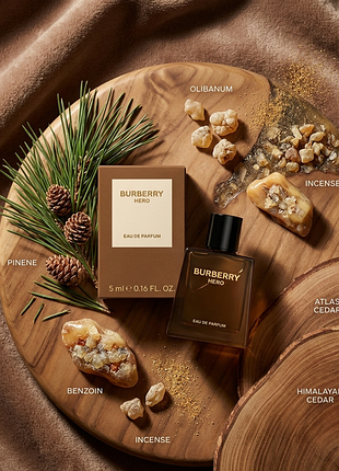Burberry hero eau de parfum в мини-формате объемом 5 мл