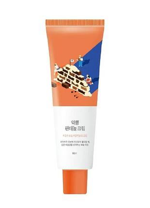 Бар'єрний крем із екстрактом соєвих бобів round lab soybean panthenol cream