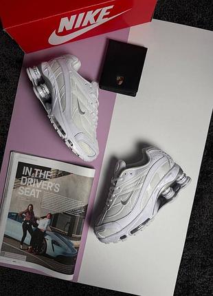 Жіночі кросівки nike x supreme shox ride 2 sp white