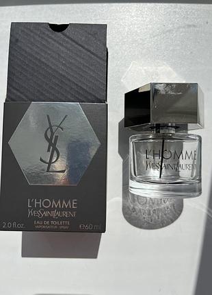 Пустий флакон з парфумів з коробкою ysl