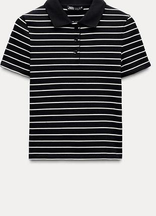Смугасте поло zara