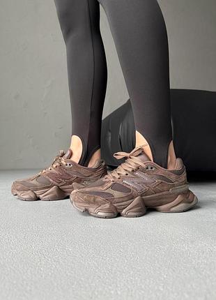 Кроссовки женские new balance 9060 dark chocolate
