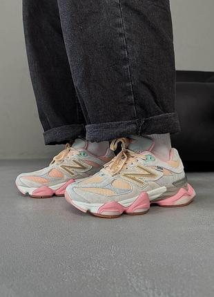 Кроссовки женские new balance 9060 x joe freshgoods baby shower blue