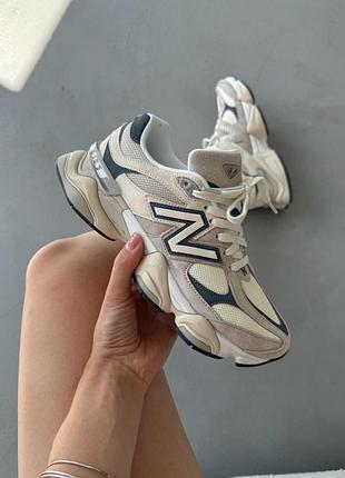 Кроссовки женские new balance 9060 moonrock linen 2.0