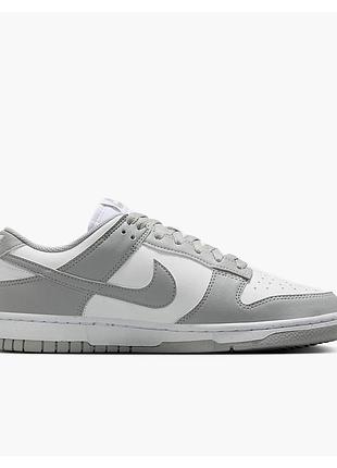 Кросівки жіночі nike dunk low white/grey dd1873-113