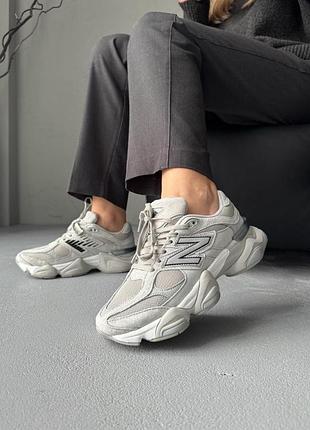 Кроссовки женские new balance 9060 light silver