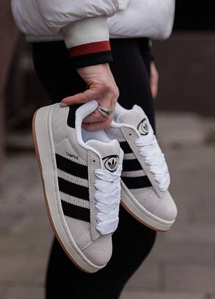 Adidas campus grey black